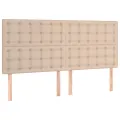 cadre de lit avec matelas Cappuccino 200x200 cm