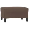 Repose-pied Marron 70x55x41 cm Similicuir