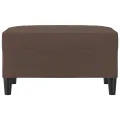 Repose-pied Marron 70x55x41 cm Similicuir