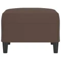 Repose-pied Marron 70x55x41 cm Similicuir