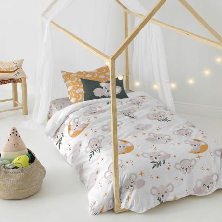 Dekbedovertrek set HappyFriday Moshi Moshi Baby Koala Multicolour Bed