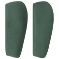 Tête de lit avec oreilles Vert foncé 183x23x78/88 cm Velours