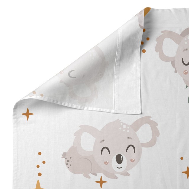 Jeu de draps HappyFriday Moshi Moshi Baby koala Multicouleur Lit 1 per