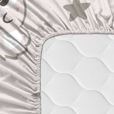 Onderlaken HappyFriday MOSHI MOSHI Grijs Multicolour 60 x 120 x 14 cm