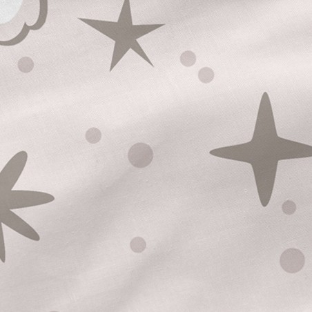 Onderlaken HappyFriday MOSHI MOSHI Grijs Multicolour 70 x 140 x 14 cm