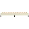 Cadre de lit sans matelas crème 90x190 cm similicuir