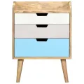 Table de chevet 47x35x63 cm Bois de manguier solide