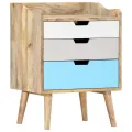 Table de chevet 47x35x63 cm Bois de manguier solide