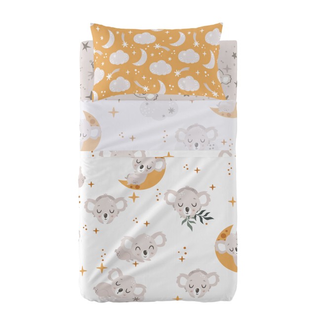 Fitted bottom sheet HappyFriday MOSHI MOSHI 28 x 2 x 38 cm 120 x 180 c