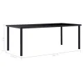 Ensemble de salle à manger 11 pcs Similicuir Marron