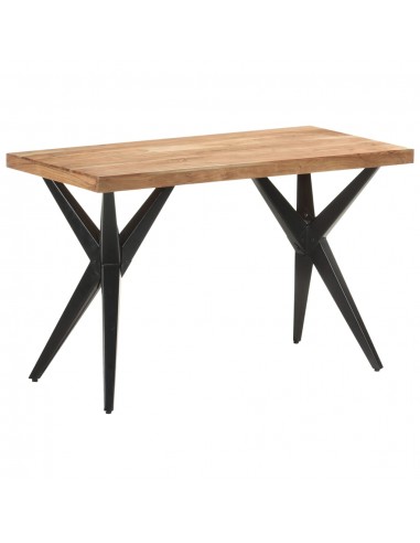 Table de salle à manger 120x60x76 cm Bois solide d'acacia