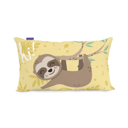 Kussenhoes HappyFriday Moshi Moshi Happy Sloth Multicolour 50 x 30 cm