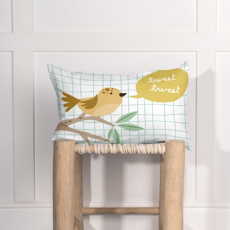 Fodera per cuscino HappyFriday Moshi Moshi Happy Sloth Multicolore 50