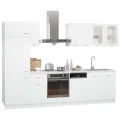Ensemble de meubles de cuisine 8 pcs Blanc Aggloméré