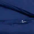 Ensemble de housse de couette Bleu marine 200x200 cm Microfibre