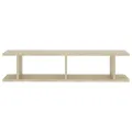 Étagères murales 2pcs Chêne sonoma 90x18x20cm bois d'ingénierie