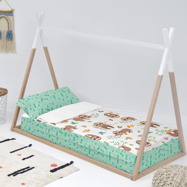 Saco Nórdico sin Relleno HappyFriday Moshi Moshi Happy sloth Multicol