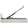 Cadre de lit à rangement hydraulique sans matelas avec LED