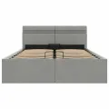 Cadre de lit à rangement hydraulique sans matelas 140x200 cm