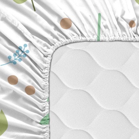 Fitted sheet HappyFriday MOSHI MOSHI Multicolour 15 x 2 x 38 cm 60 x 1