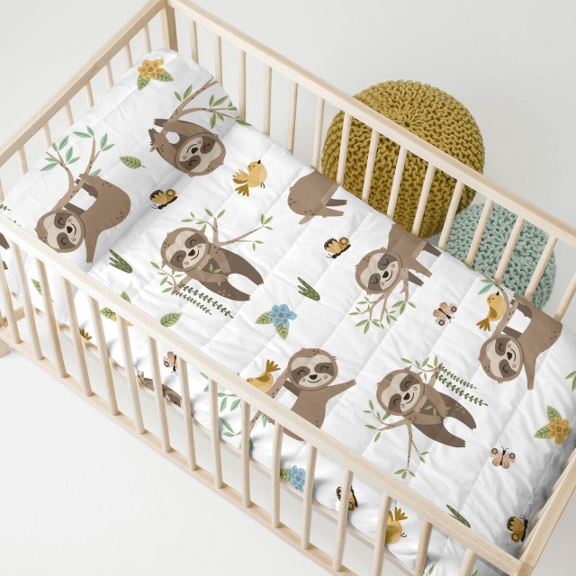 Bedspread (quilt) HappyFriday Moshi Moshi Multicolour 100 x 130 cm Laz