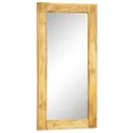 Miroir mural en bois massif Rectangulaire 120 x 60 cm