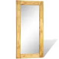 Miroir mural en bois massif Rectangulaire 120 x 60 cm