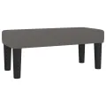 cadre de lit avec matelas Gris 90x200 cm Similicuir