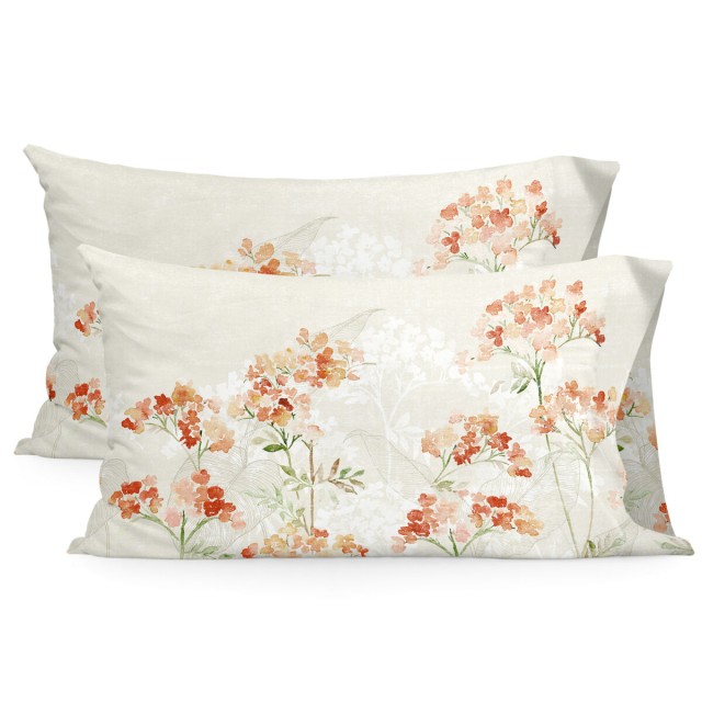 Funda de almohada HappyFriday Riomaggiore Multicolor 50 x 75 cm (2 Uni