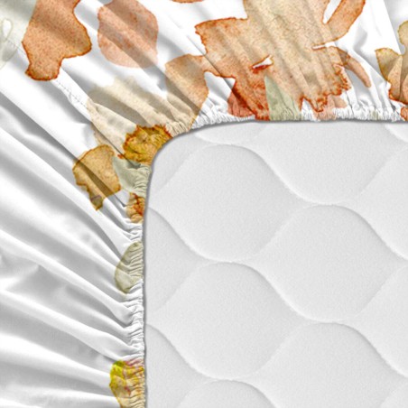 Sábana Bajera Ajustable HappyFriday Riomaggiore Multicolor 105 x 200