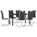 Ensemble de salle à manger 7 pcs Similicuir Marron