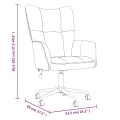 Chaise de relaxation Vert clair Velours