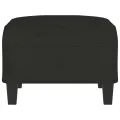 Repose-pied Noir 70x55x41 cm Tissu