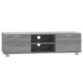 Meuble TV Sonoma gris 140x40,5x35 cm Bois d'ingénierie