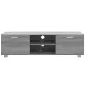 Meuble TV Sonoma gris 140x40,5x35 cm Bois d'ingénierie
