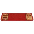 Tapis d'escalier autoadhésifs 5 pcs 65x21x4 cm Rouge