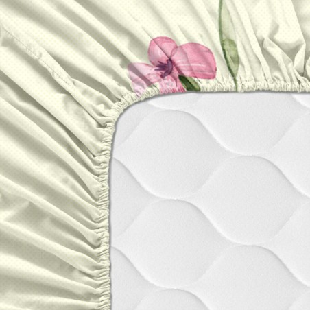 Fitted bottom sheet HappyFriday Manarola Multicolour 140 x 200 x 32 cm