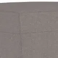 Ensemble de canapés 3 pcs avec coussins taupe tissu