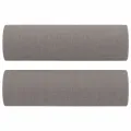 Ensemble de canapés 3 pcs avec coussins taupe tissu