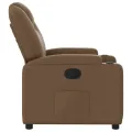 Fauteuil inclinable Marron Tissu