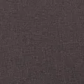 Banc avec dossier marron foncé 120x62x75,5 cm tissu