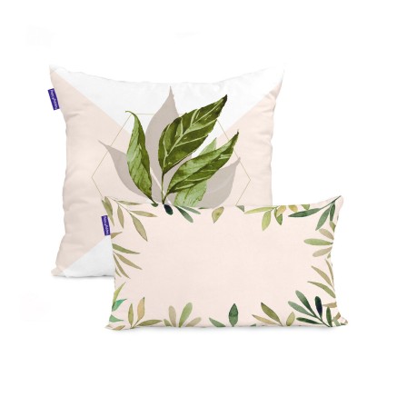 Set de housses de coussin HappyFriday Monterosso Multicouleur 2 Pièce