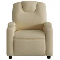 Fauteuil inclinable Crème Tissu