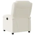 Fauteuil inclinable Crème Velours