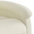 Fauteuil inclinable Crème Velours