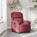 Fauteuil inclinable Rouge bordeaux Tissu