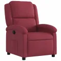 Fauteuil inclinable Rouge bordeaux Tissu