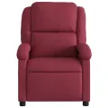 Fauteuil inclinable Rouge bordeaux Tissu