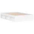 Cadre de lit sans matelas blanc 120x200 cm