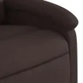 Fauteuil inclinable Marron foncé Tissu